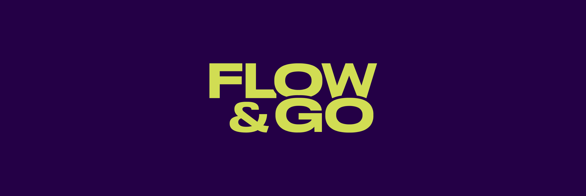 Création du logo et de l'identité visuelle de la marque Flow and Go